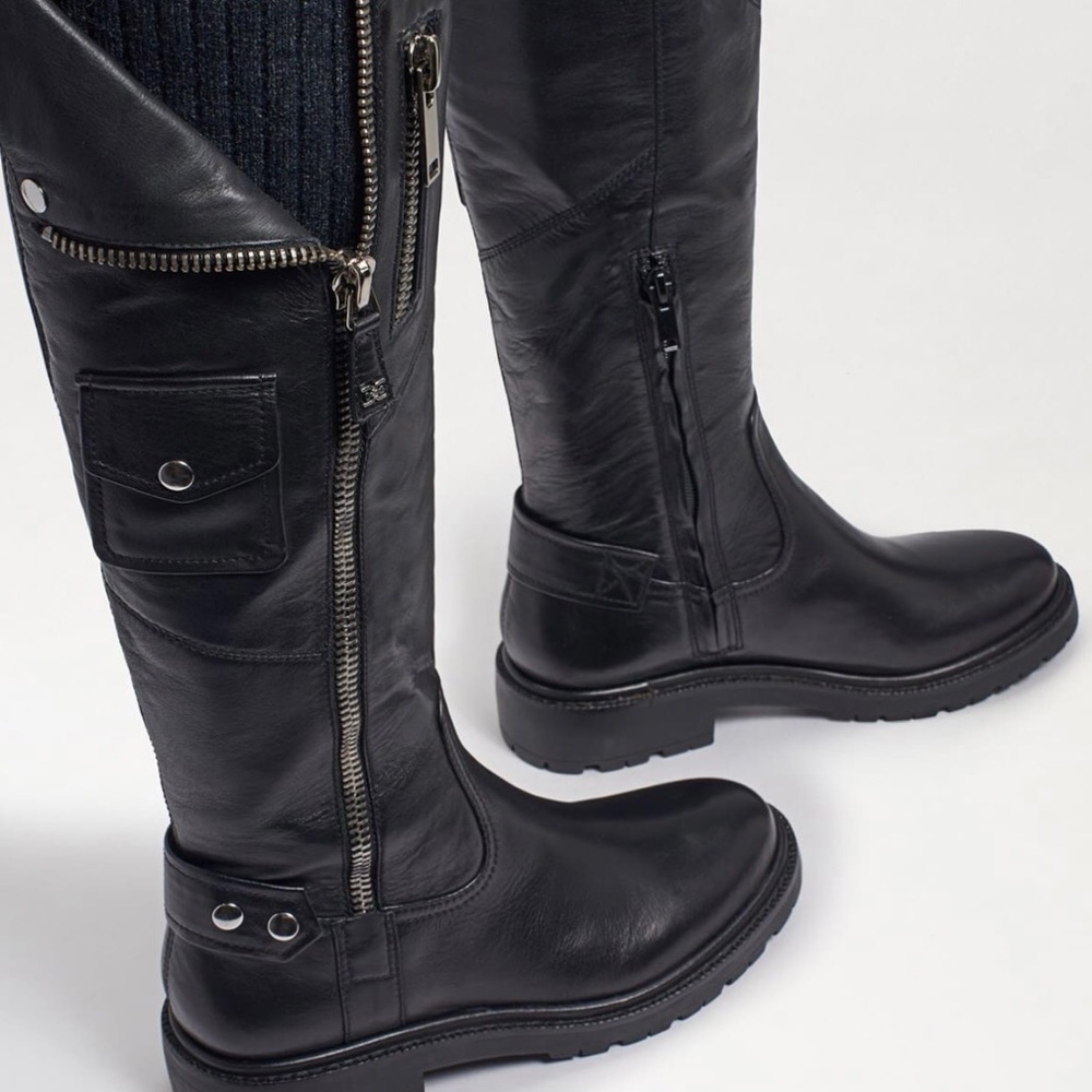 Lacy Zip Up Riding Boot Sam Edelman - Picture 6 of 7